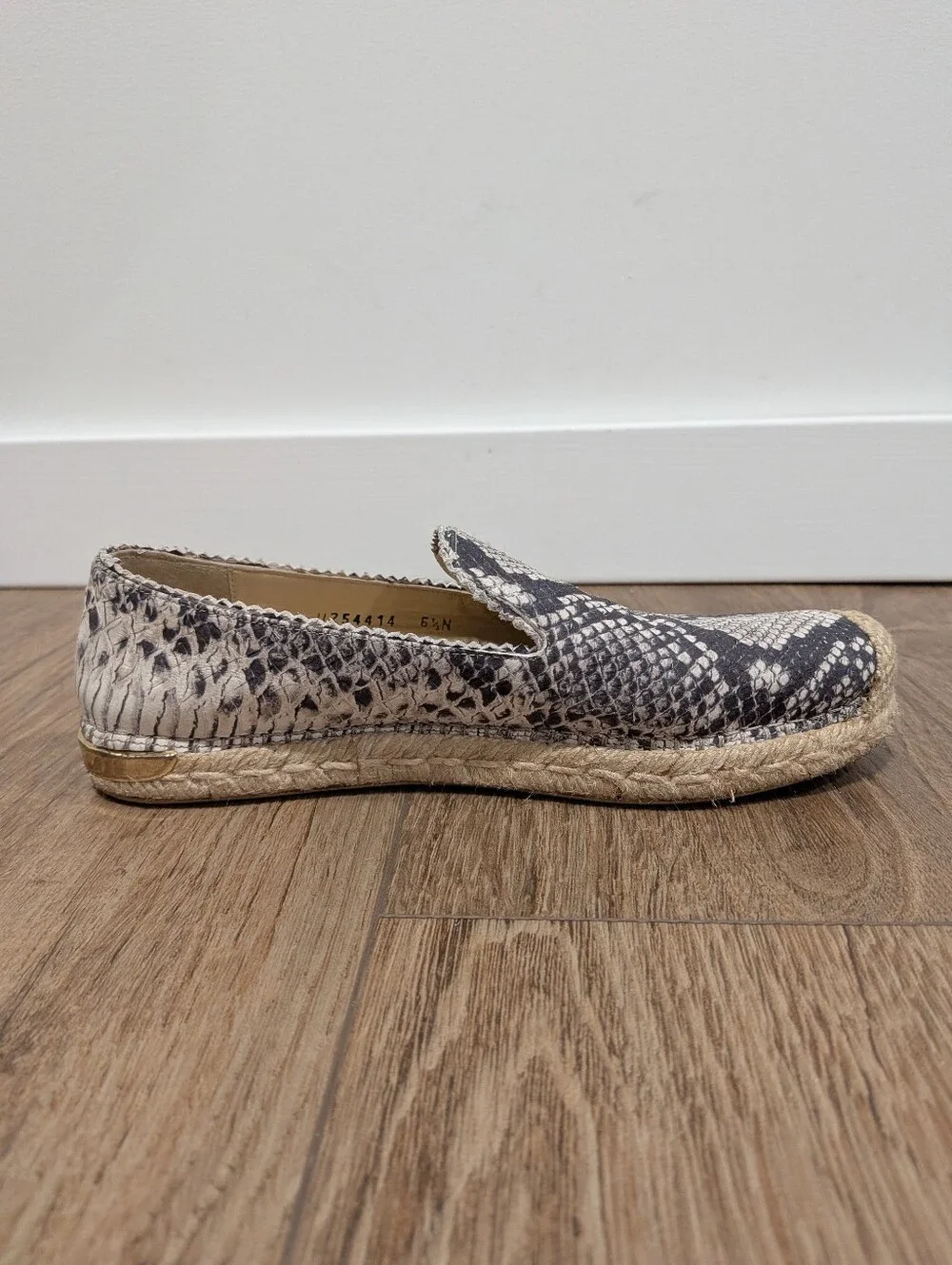 Stuart Weitzman Catalan Snake Print Espadrilles